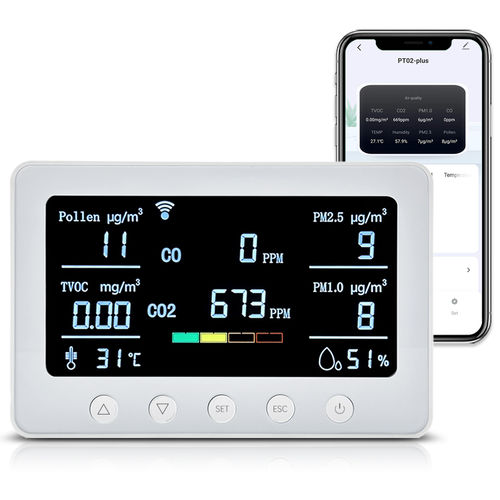 GZAIR PT02 Plus Smart Air Quality Monitor