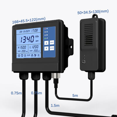 Good price OEM Realtime Display Greenhouse Climate Controller Planting Control CO2 PPM Fan online