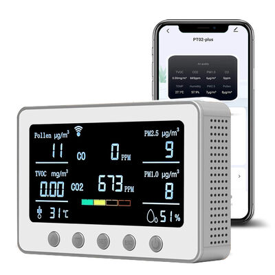 Good price App Controlled Smart Air Quality Monitor Carbon Monoxide Multi Sensor Industrial Indoor online