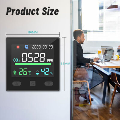 Good price 12V Indoor CO2 Meter Temperature Humidity Wifi Air Quality Monitor online