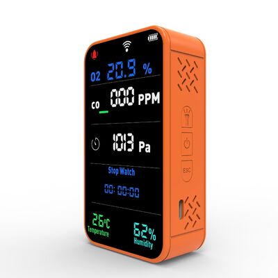 Good price Smart WiFi PT09 Air Quality Monitor - 6-in-1 CO/O2/Temp/Humidity/Barometer/Altimeter Detector online
