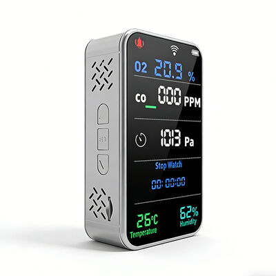 Good price Industrial 7-in-1 Gas Detector Wireless O2 and CO Monitor 3000mAh Battery Cloud Alerts Wi-Fi App SD Logging ATEX Explosion-Proof  online