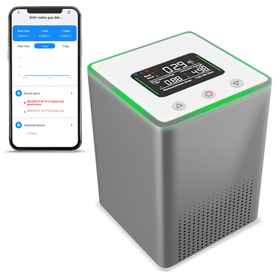 Good price 2.4GHz Wi-Fi Smart Radon Detector Sensor For Home App Alerts online