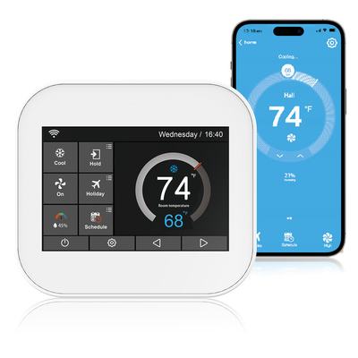 Good price Air Conditioning Wireless Internet Thermostat 240v 10K NTC type 2 With Tuya Controller online
