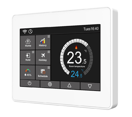 Intelligent Fossil Fuel Wifi Controlled Thermostat Programmable IP20 rated