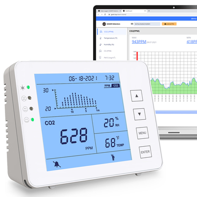 Good price Laboratories Temperature Humidity Co2 Sensor Smart Datalogger Monitor 170g online