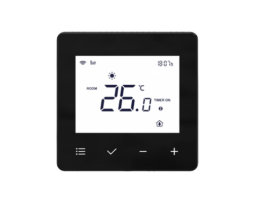 Wireless Internet Radiant Heat Smart Thermostat Electric Heating System 240 Volt