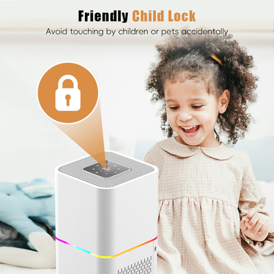 Good price HEPA Bedroom Economical Air Purifier For Allergies And Pets Hair 100V online