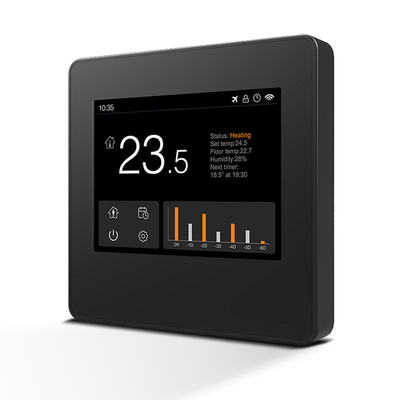 Customized Home Smart WiFi Thermostats 3.2Inch LCD Capacitive Touch Screen