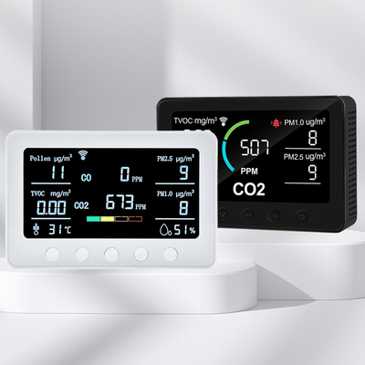 Mobile Sync Smart Air Quality Monitor Carbon Dioxide Pollen IAQ Monitoring Devices