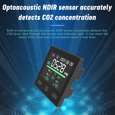 Good price Tuya Smart Indoor CO2 Meter Voc Air Quality Monitor Detection Thermostat online