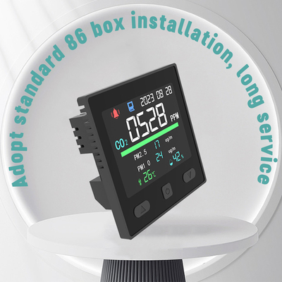 Good price Home Smart Co2 PM2.5 Formaldehyde Smart Indoor Air Quality Monitor online