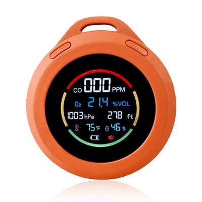 Mini Portable Carbon Monoxide Alarm Monitor Barometric Pressure Oxygen Gas Analyzer