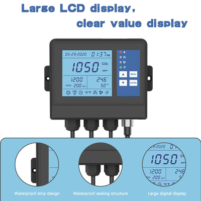ODM Temperature Humidity Greenhouse Temperature Controller Co2 Sensor For Plant Cultivation