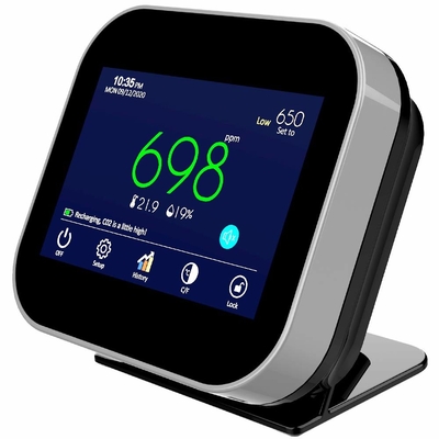 Good price Commercial Co2 Air Quality Meter Monitor Wifi Realtime Tracking Touchscreen online
