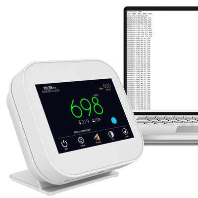 Good price Indoor USB NDIR Co2 Sensor Detector Air Quality Monitor Capacitive Touch Panel online