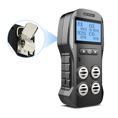 Good price Rugged Portable 4 Gas Lel Multi Gas Detector For Hazardous Gas Monitoring online