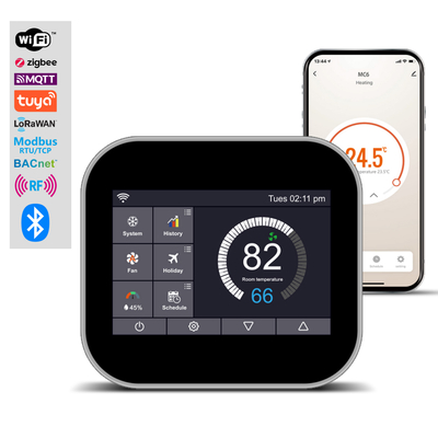 CE/FCC Certified Tuya Smart WiFi Thermostat Wireless Programmable Controller for HVAC Underfloor Heating Systems Home Commercial Use