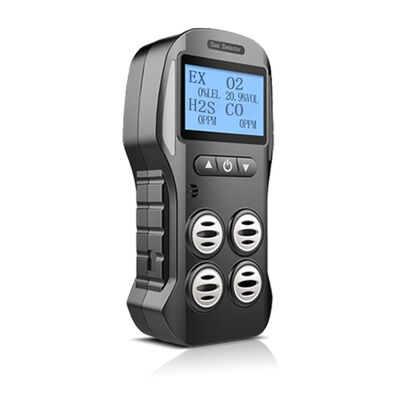 Industrial X-4 4-in-1 Gas Detector ATEX IECEX Certified Pump Suction EX O2 CO H2S Monitor Sound Light Vibration Alarmy