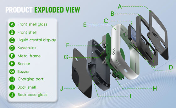Good price  Professional Home CO Gas Monitor - Digital Carbon Monoxide Leak Detector with Visual/Audible Alarm - Protect Your Family from Silent Killers online