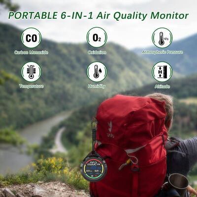 Good price Portable Carbon Monoxide (CO) Alarm | 300-1100hPa Air Pressure Range, Electrochemical Sensor with Sound-Light Alert for Home/Garage/RV PT08  online