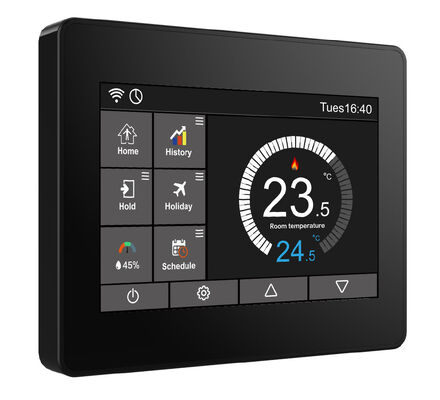 230V WiFi Smart Thermostat TFT Capacitive Touchscreen Temperature Controller for Heating & Cooling