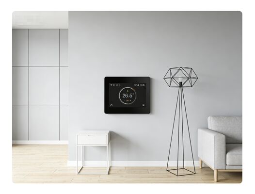 US Type Commercial/Residential Programmable Thermostat - App-Controlled WiFi Thermostat with Timer Mode & Humidity Display